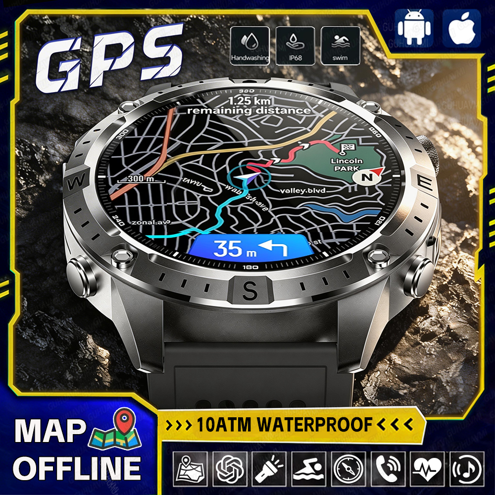 Compass Lensatic - Newly Upgrade Map Sports SmartWatch GPS