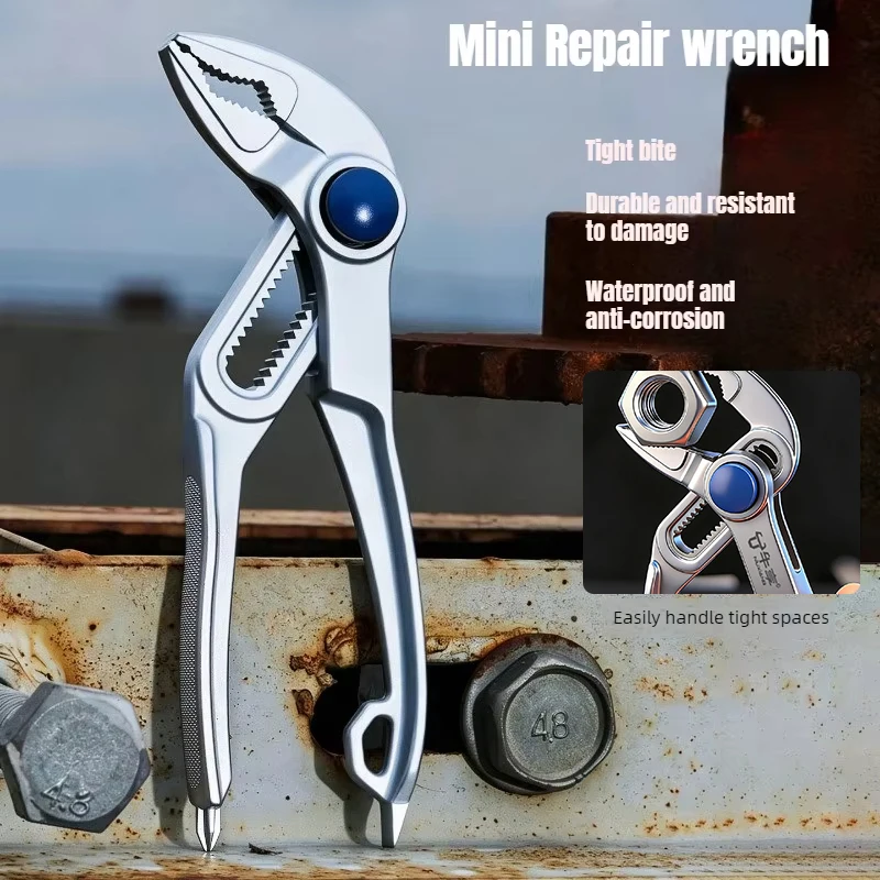 Multi Tool Plier - Mini Groove Joint Pliers Push Lock
