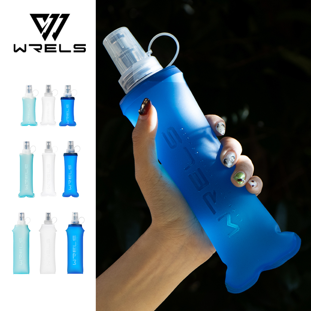 Water Bag Collapsible - WRELS Outdoor Collapsible Silicone Water Bottle