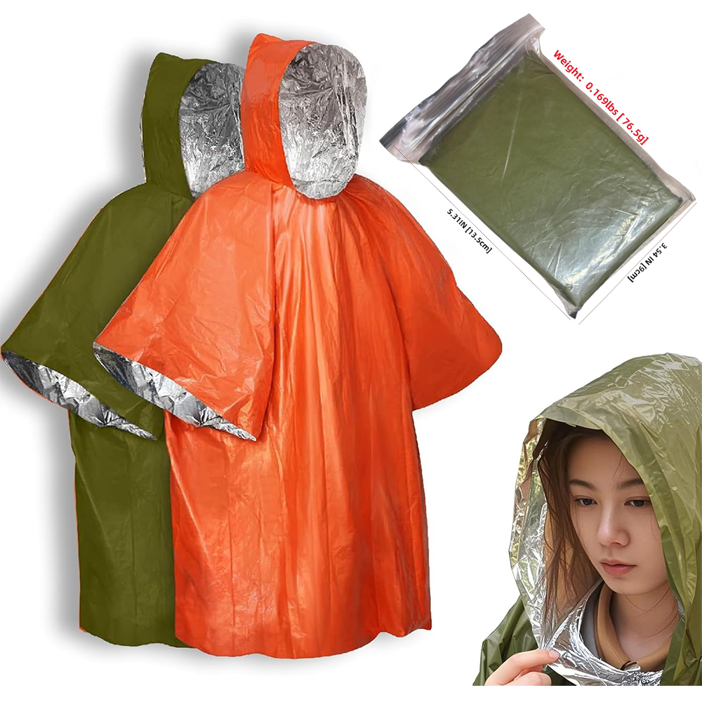 Camping Raincoat Waterproof Su – обзор и цена Survival Blanket Reflective
