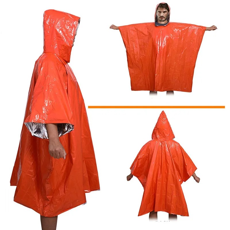 Camping Raincoat Waterproof Su – обзор и цена Survival Blanket Reflective