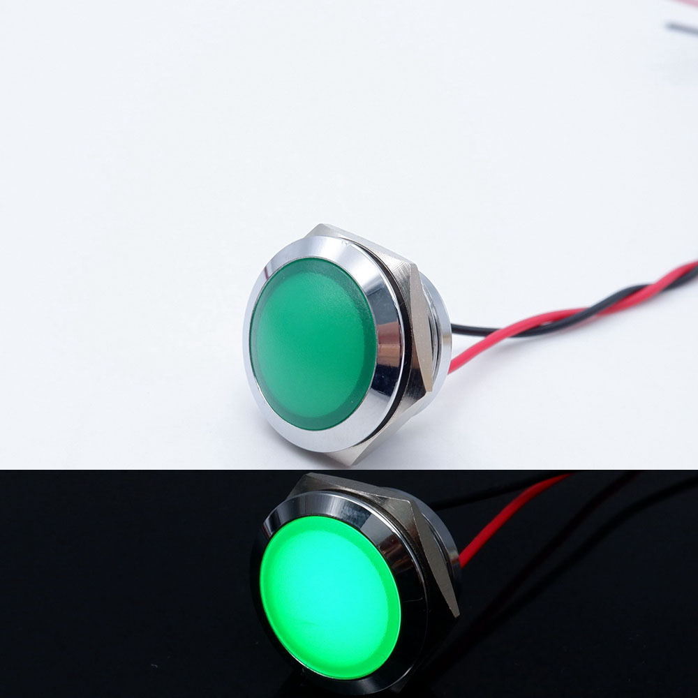 10pcs 12/16/19/22mm Metal LED  – обзор и цена Signal Panel Orange