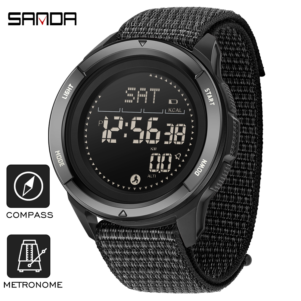 SANDA Brand Electronic Watches – обзор и цена Compass Lensatic