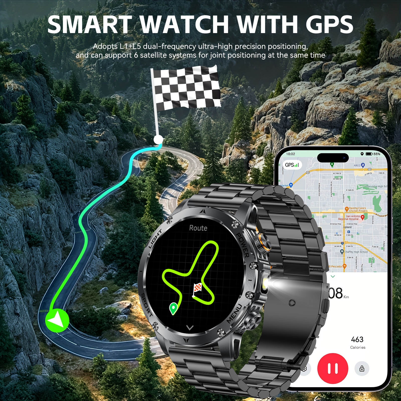 2025 New GPS Outdoor Sports Sm – обзор и цена Compass Lensatic