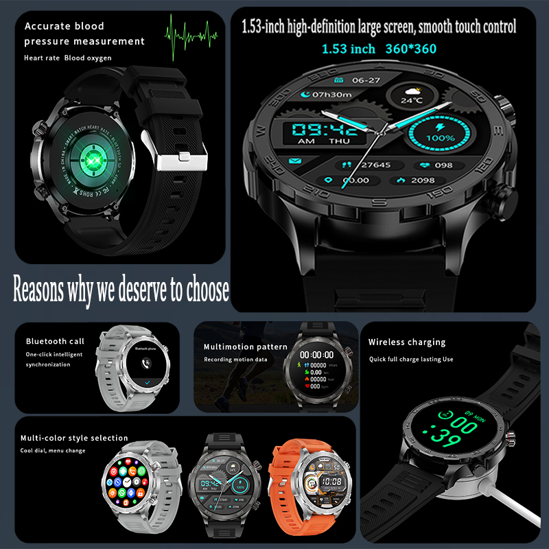 New GPS Track Smart Watch Men  – обзор и цена Compass Lensatic