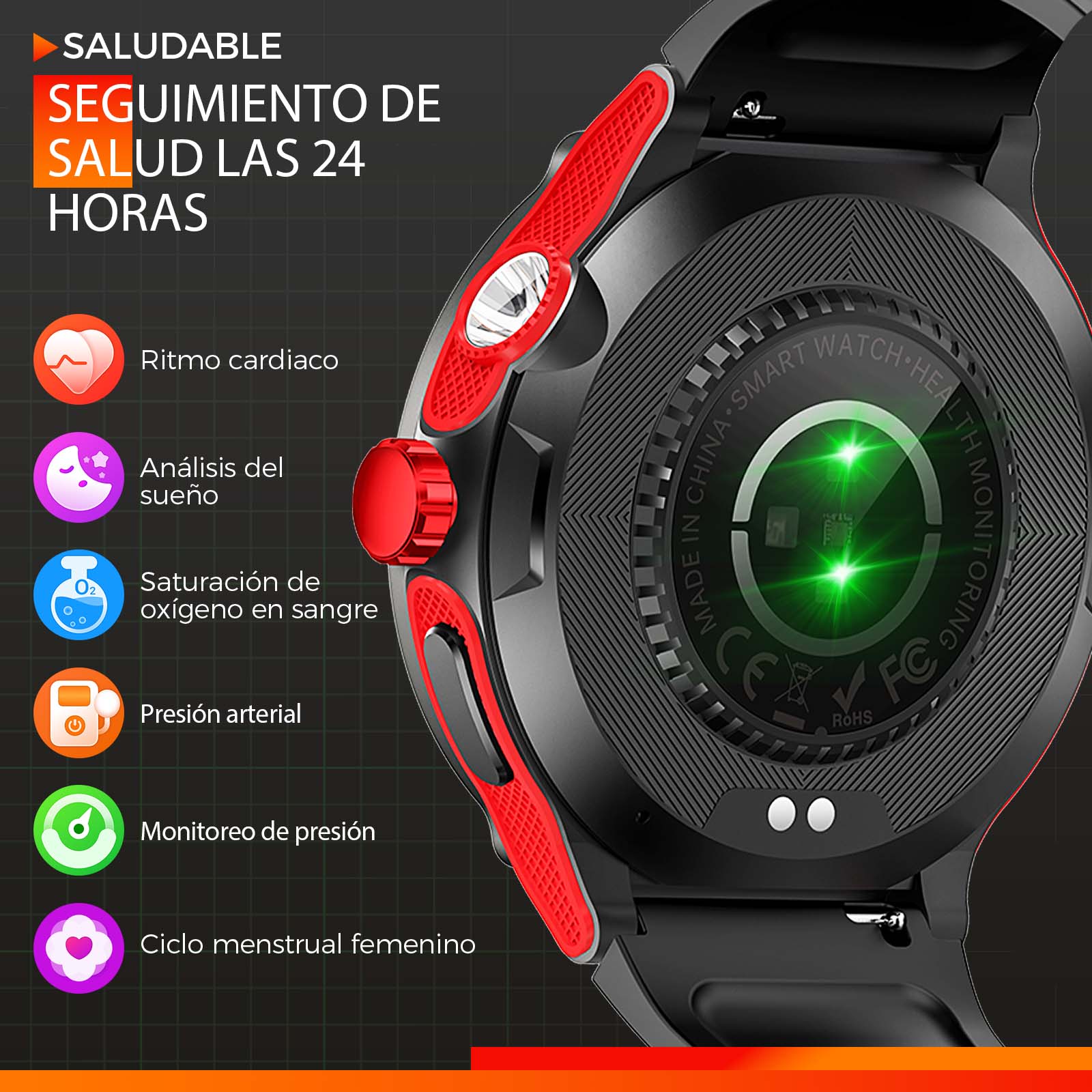 EIGIIS Smart Watch 3ATM Waterp – обзор и цена Compass Lensatic