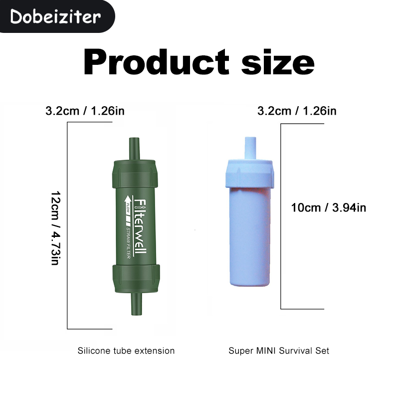 Mini Water Filter Straw Portab – обзор и цена Water Purification Straw