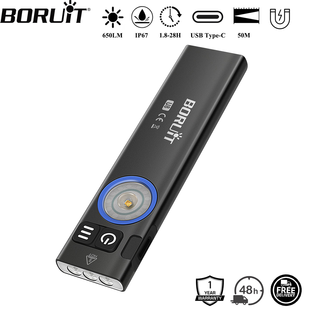 BORUiT U8 650LM EDC LED Flashl – обзор и цена Fishing Kit Compact