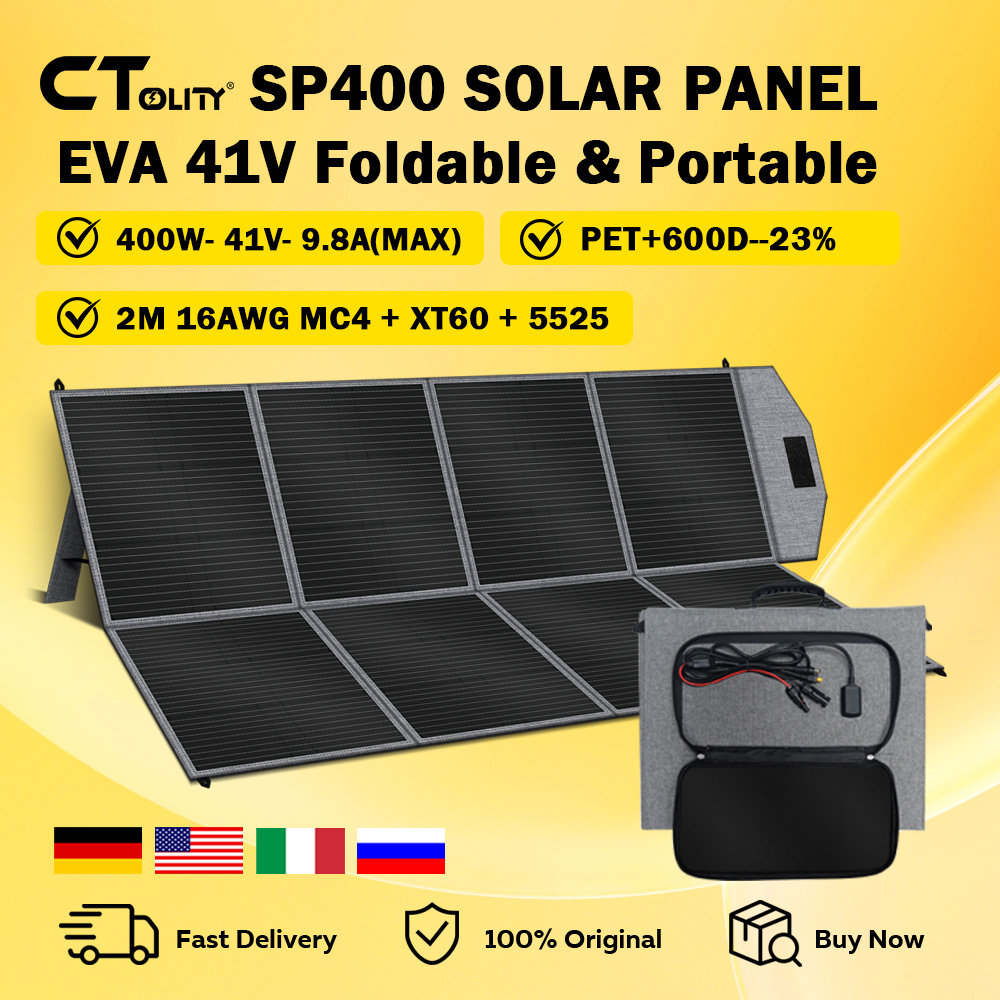 CTOLITY SP400 Portable Solar P – обзор и цена Solar Emergency Charger