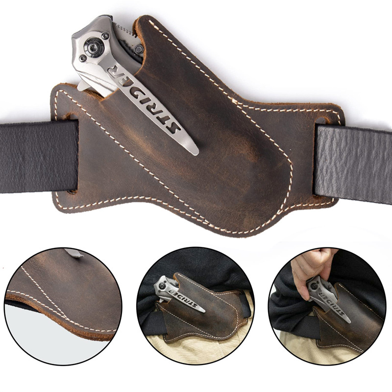 1PC Leather Knives Sheaths Fol – обзор и цена Fire Starting Kit