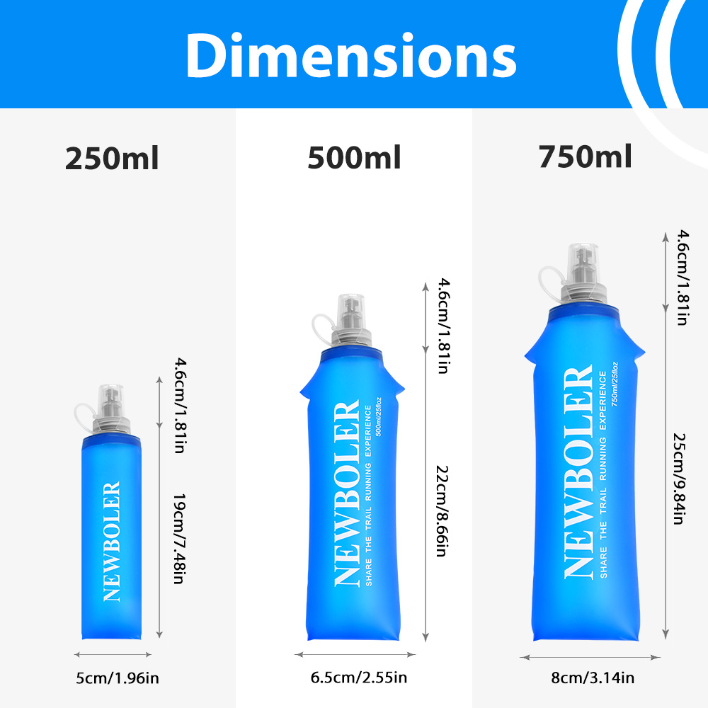 750ML Water Bottle TPU Folding – обзор и цена Water Bag Collapsible