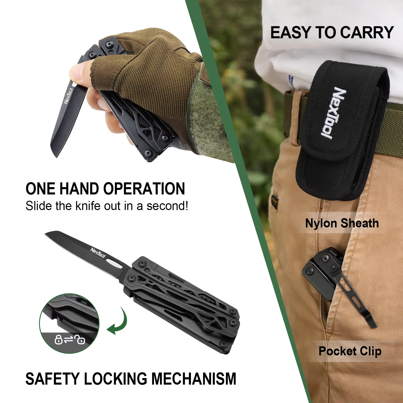 Nextool Black Knight 11 in 1 F – обзор и цена Multi Tool Plier