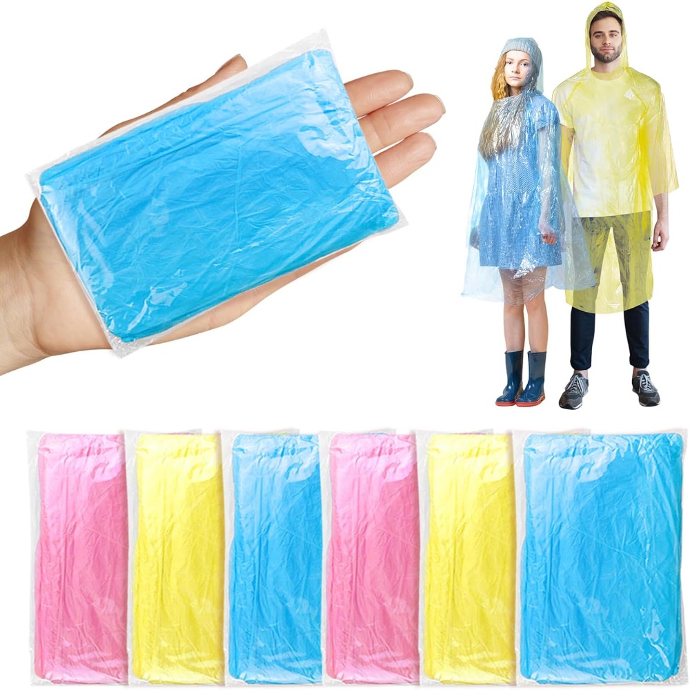 twoworld 30 Pcs Disposable Rai – обзор и цена Emergency Poncho Rain