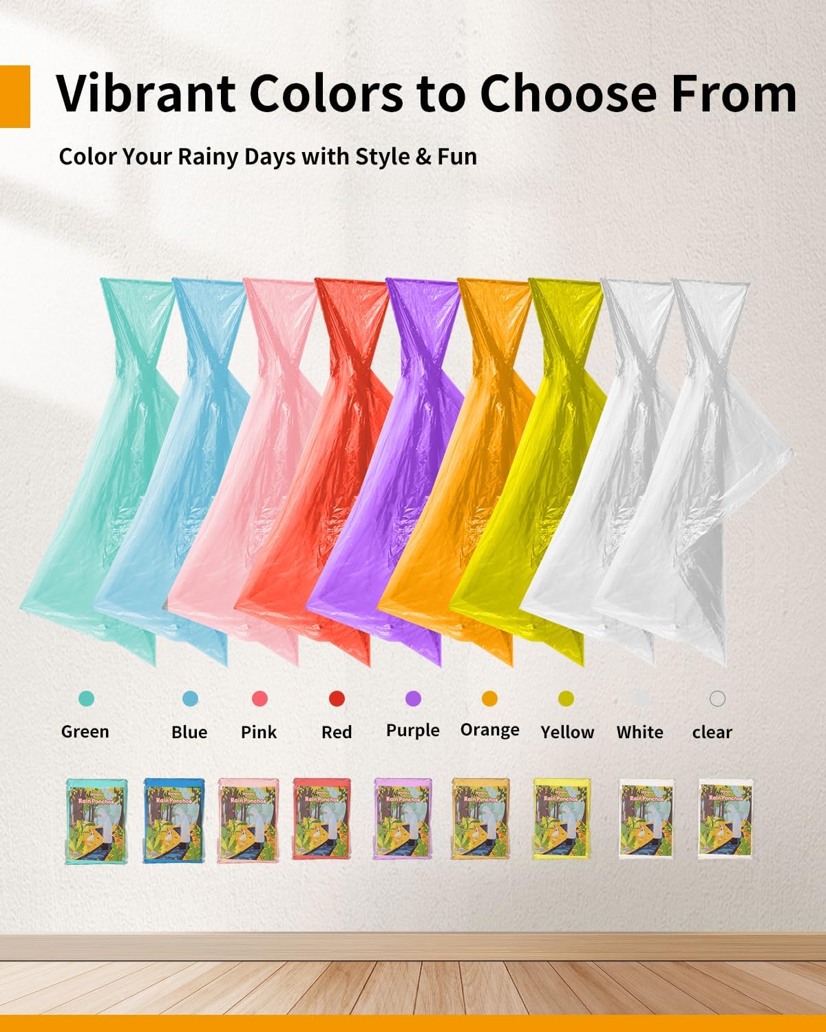 Extra Long Rain Ponchos for Ad – обзор и цена Emergency Poncho Rain