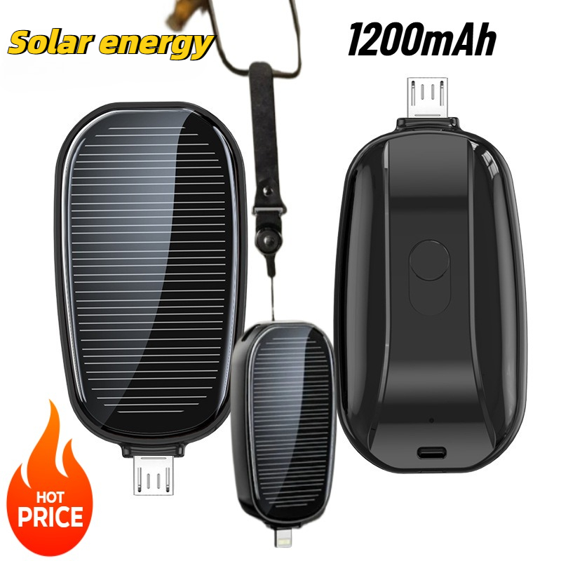 1200mAh Solar Mini Power Bank  – обзор и цена Solar Emergency Charger