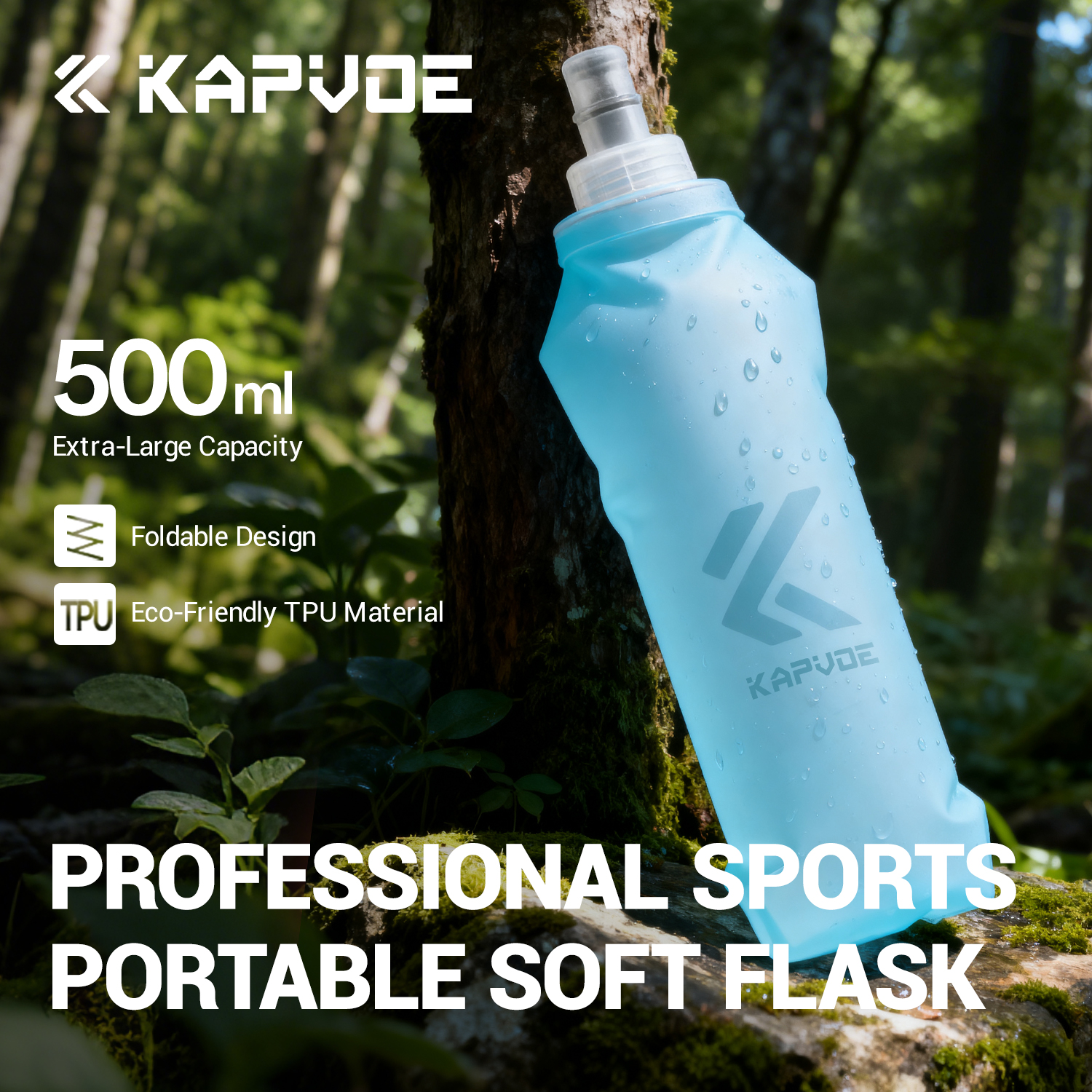 Kapvoe Soft Water Bottle Foldi – обзор и цена Water Bag Collapsible