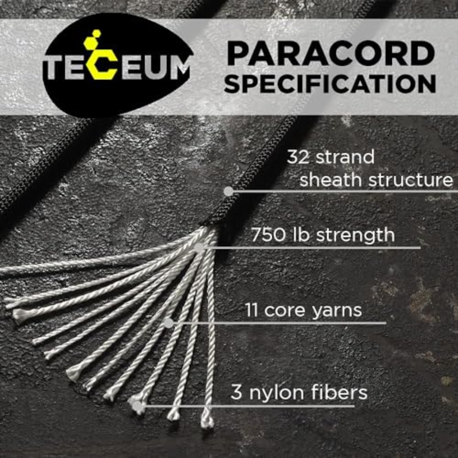 Paracord Rope 750 lb 1000ft/ 2 – обзор и цена Para Cord 1000Ft