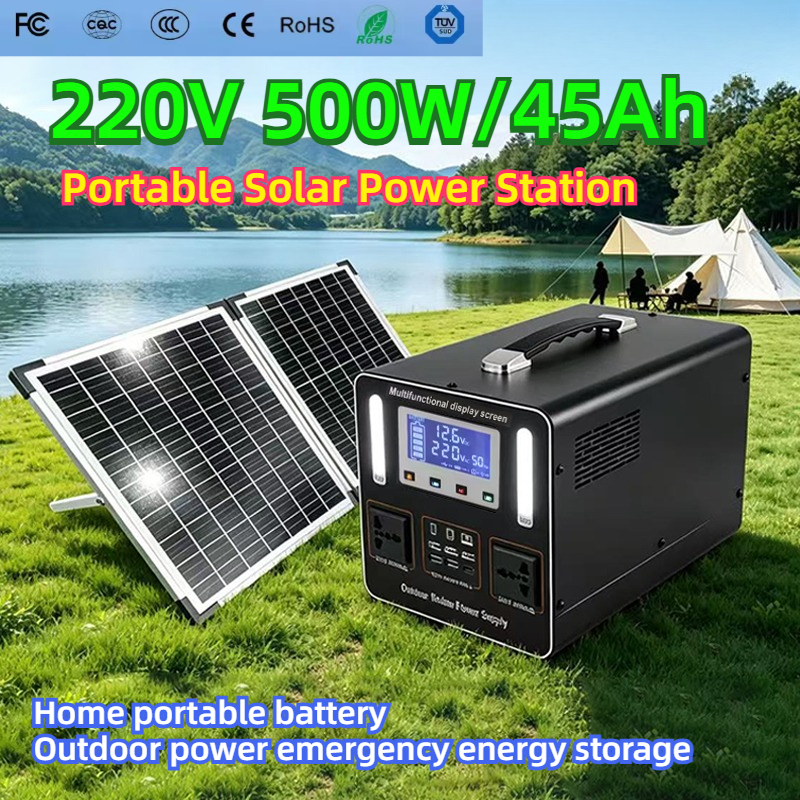220V LiFePO4 Portable Power St – обзор и цена Solar Emergency Charger