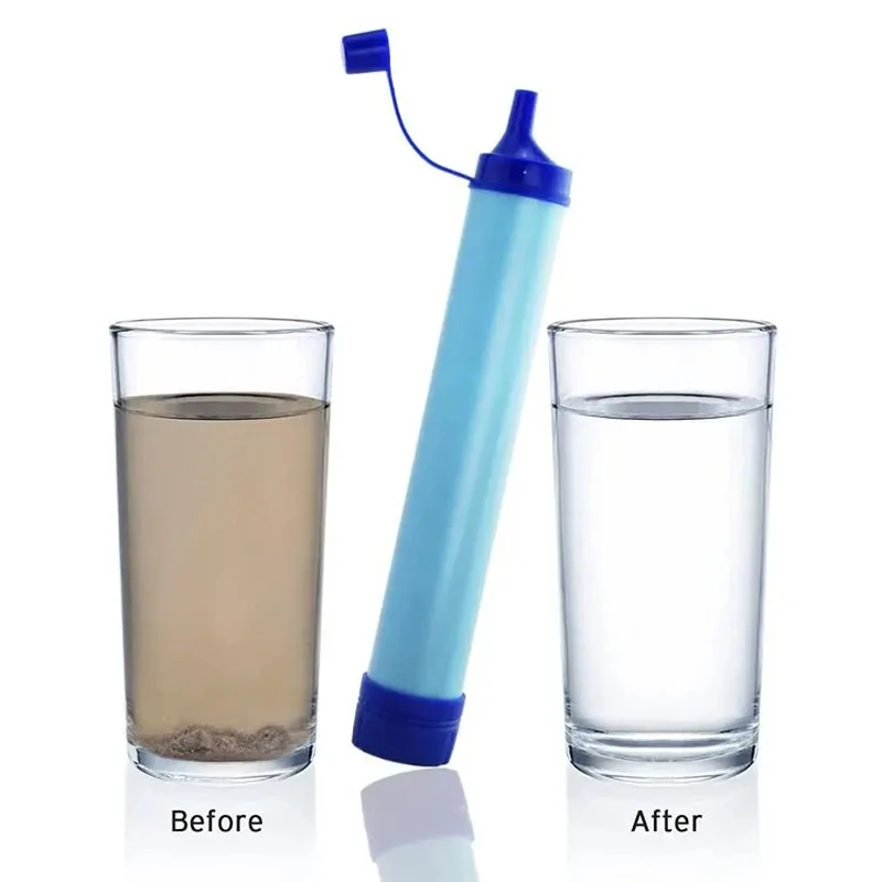 1pc Outdoor Mini Water Filter  – обзор и цена Water Purification Straw