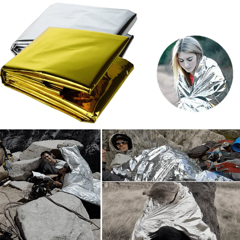 1pcs Outdoor survival portable – обзор и цена Survival Blanket Reflective