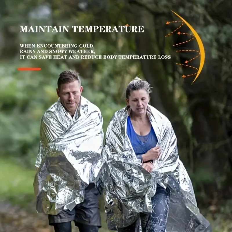 1pcs Outdoor survival portable – обзор и цена Survival Blanket Reflective