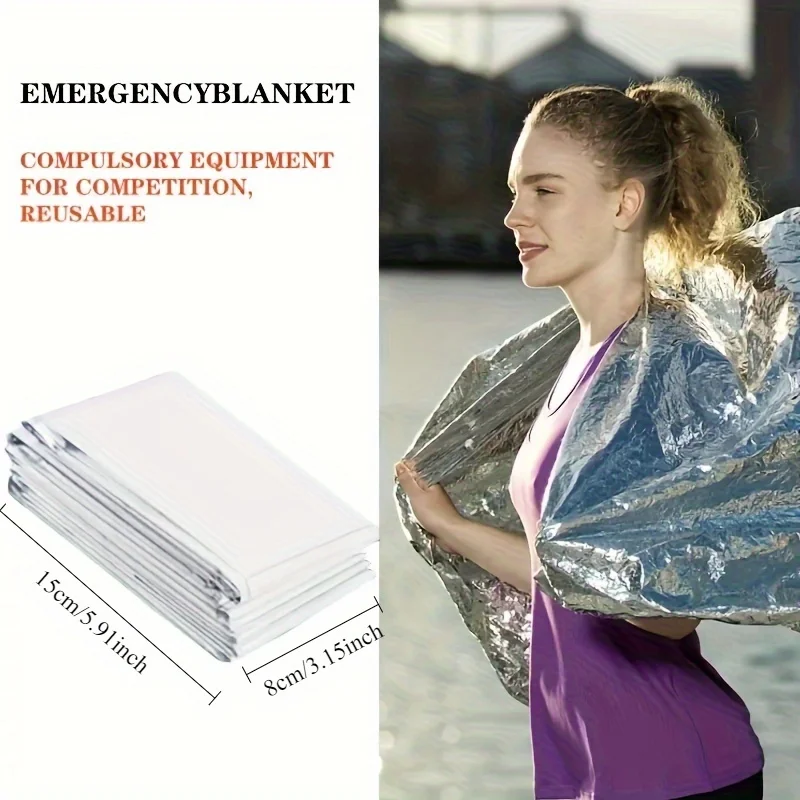 1pcs Outdoor survival portable – обзор и цена Survival Blanket Reflective