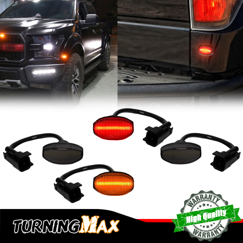 4PCS Smoked Lens Front Amber & – обзор и цена Signal Flare Kit