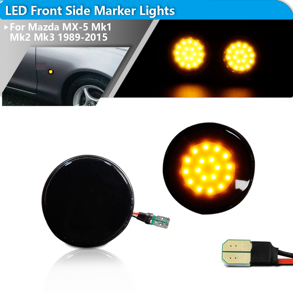 2pcs iJDM LED Front Side Marke – обзор и цена Signal Panel Orange
