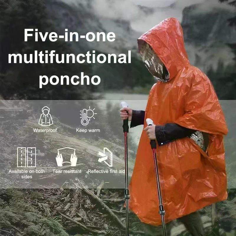 4PCS Emergency Survival Rain H – обзор и цена Survival Blanket Reflective