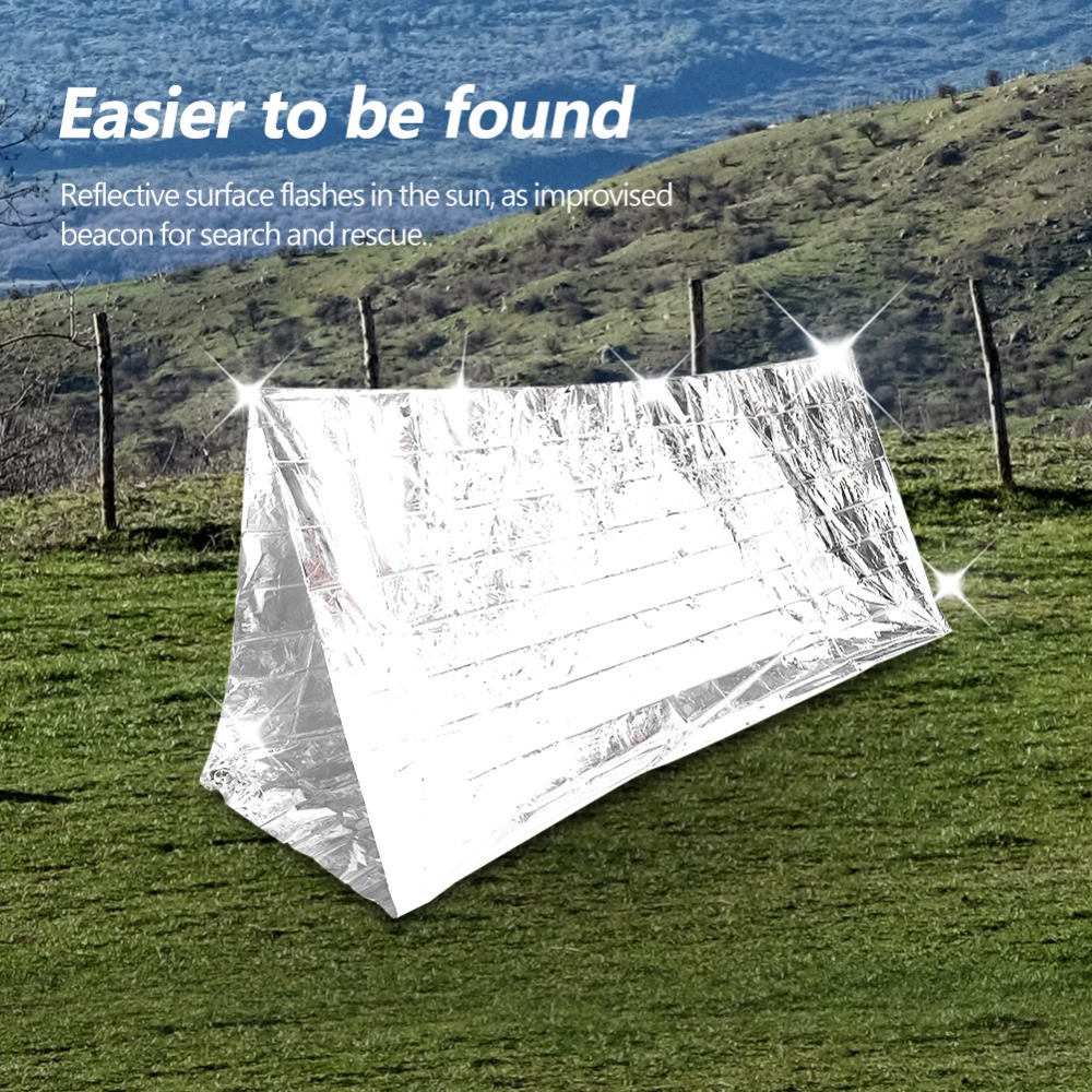 2 Pcs Reflective Emergency She – обзор и цена Survival Blanket Reflective
