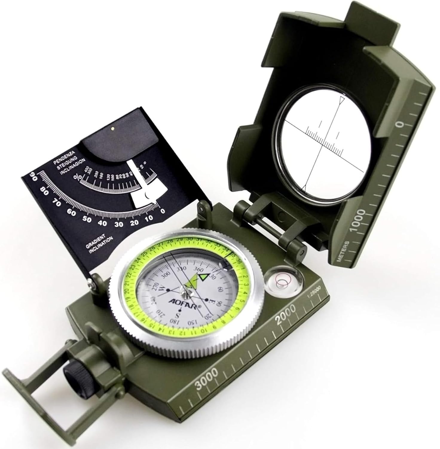 Military Compass for Hiking, L – обзор и цена Compass Lensatic