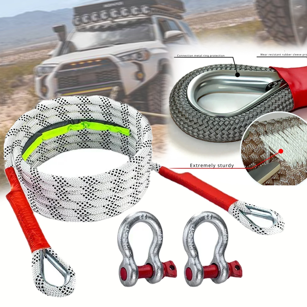 New Car Tow Strap 4x4 Offroad  – обзор и цена Rescue Rope Throw