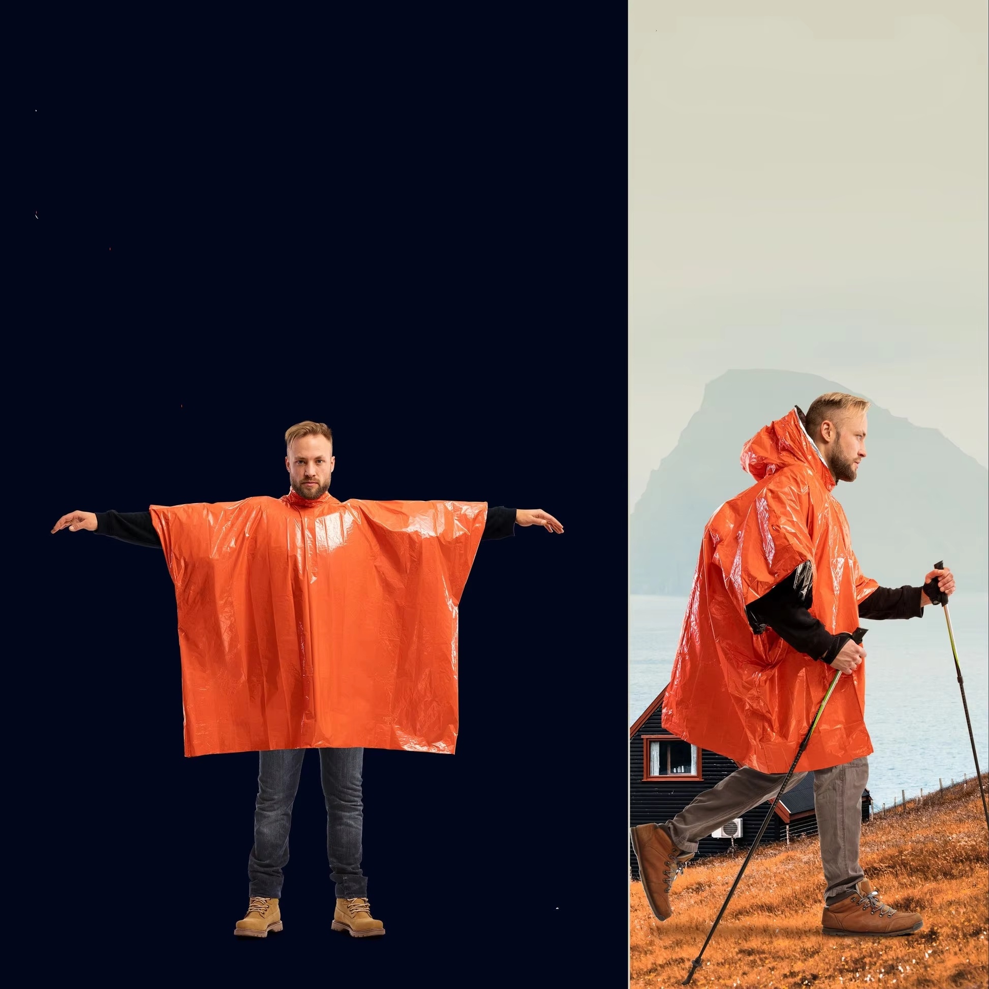LIFE poncho Emergency Survival – обзор и цена Survival Blanket Reflective