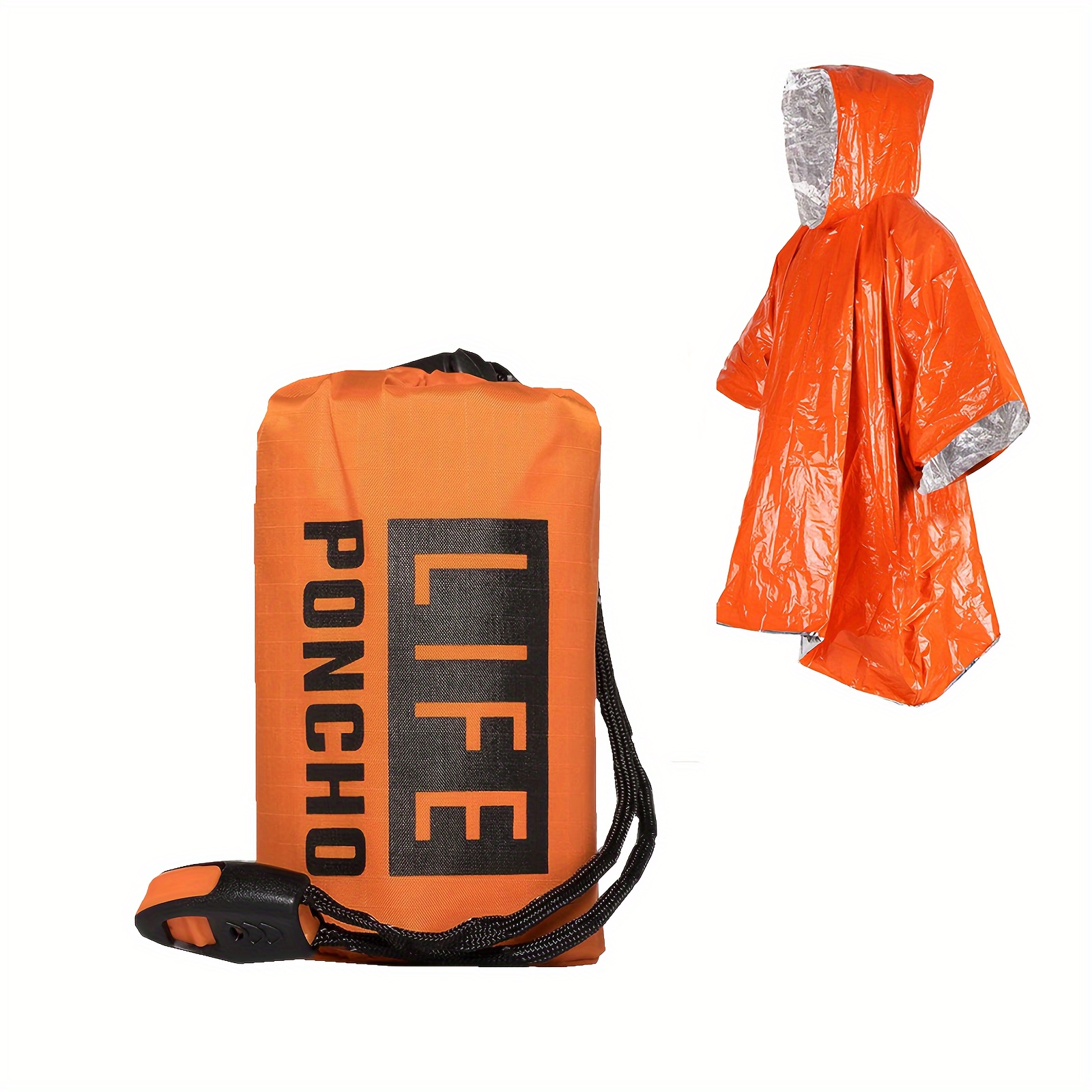 Emergency Survival Rain Poncho – обзор и цена Survival Blanket Reflective