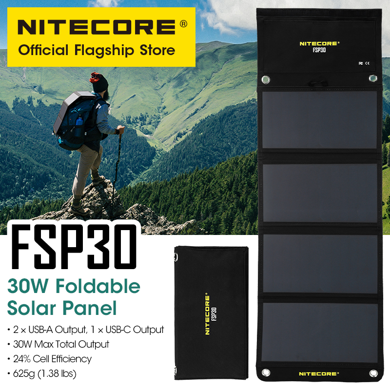 NITECORE FSP30 30W Portable So – обзор и цена Solar Emergency Charger