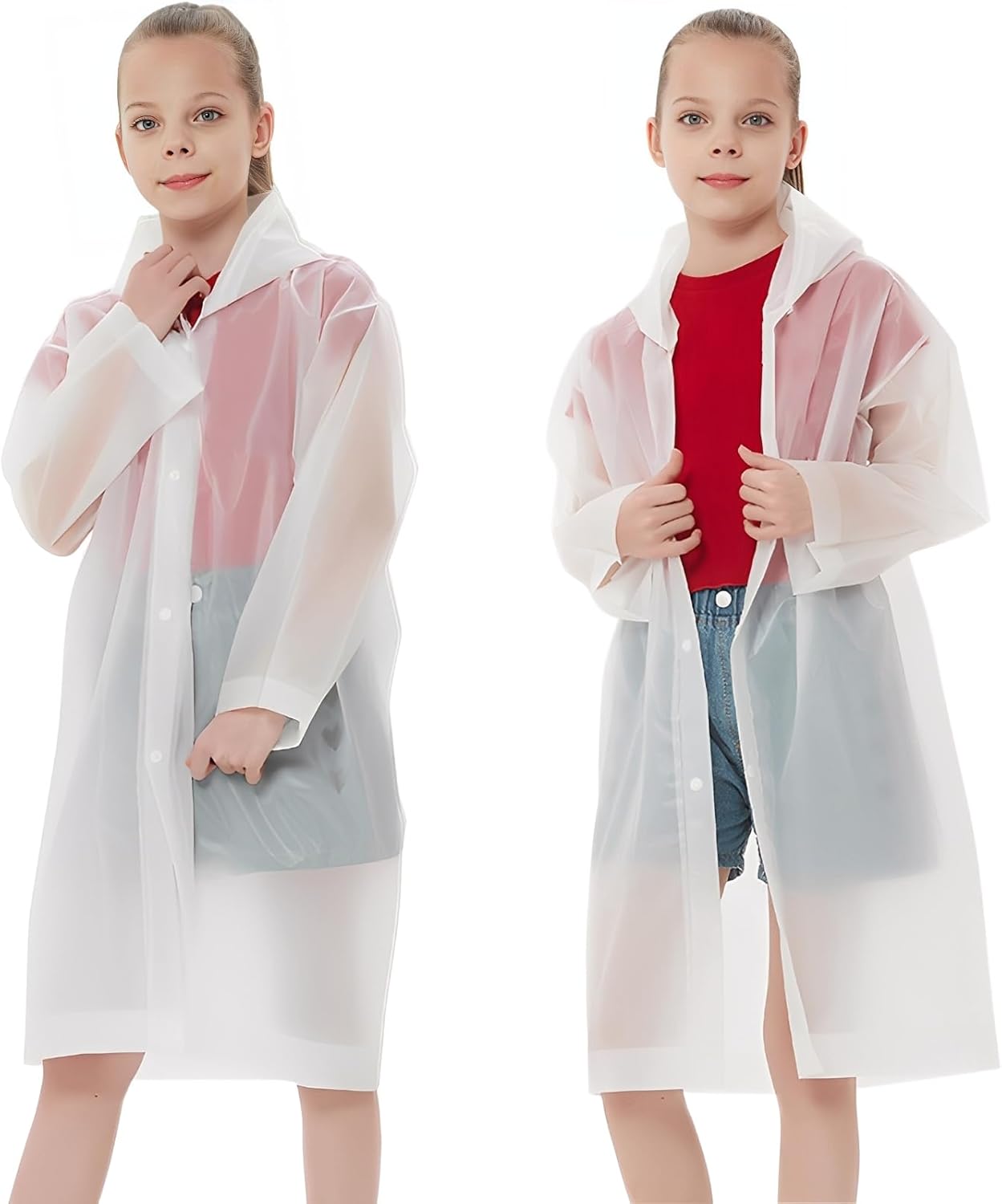 Kids Rain Ponchos Reusable wit – обзор и цена Emergency Poncho Rain