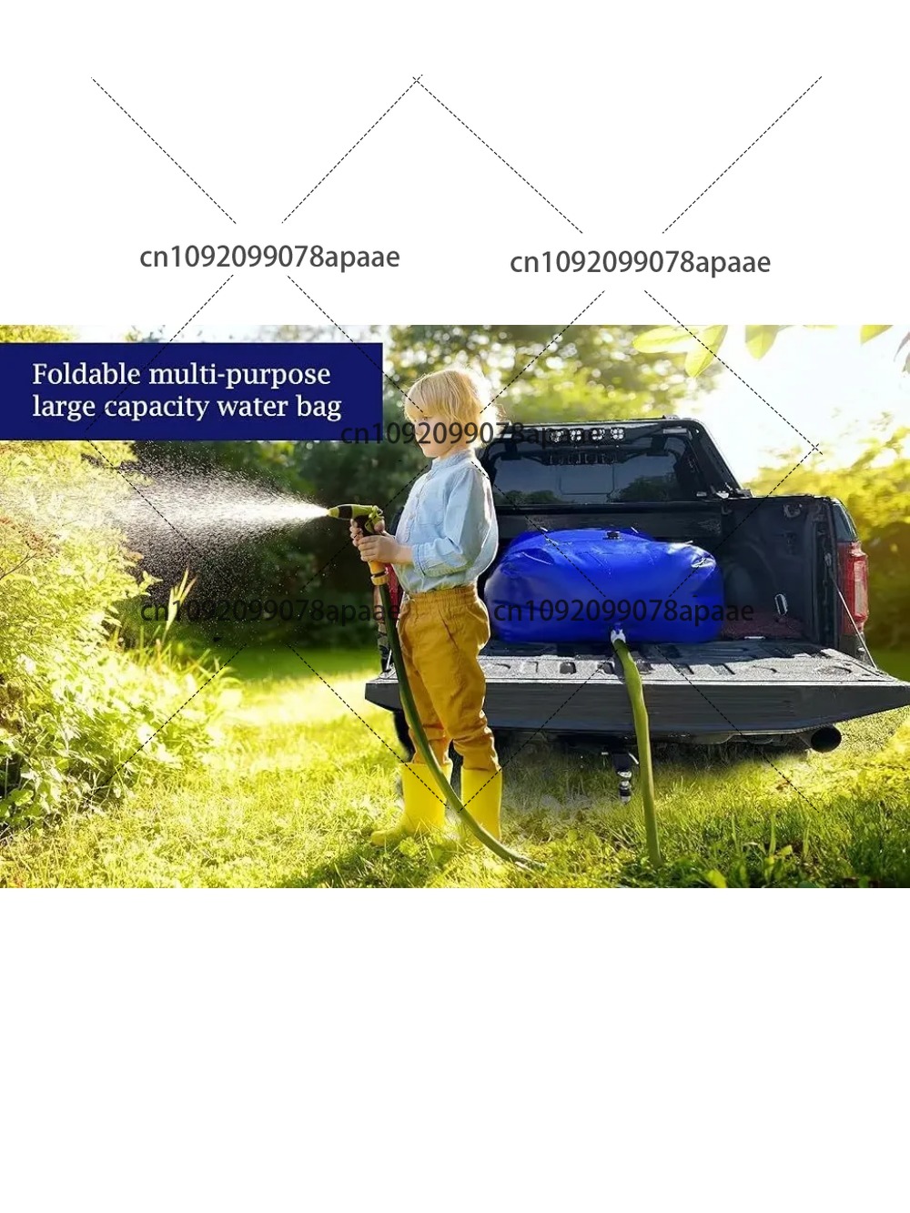 110L PVC Water Storage Bag, Po – обзор и цена Water Bag Collapsible