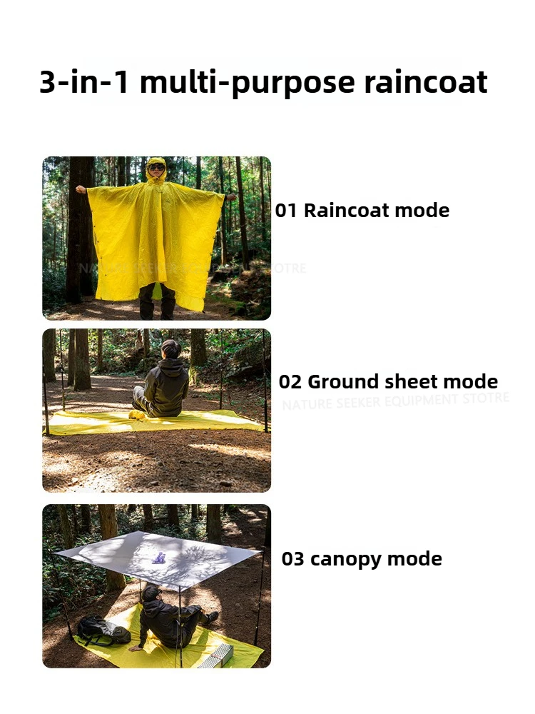 15D/210T Raincoat Waterproof R – обзор и цена Emergency Poncho Rain
